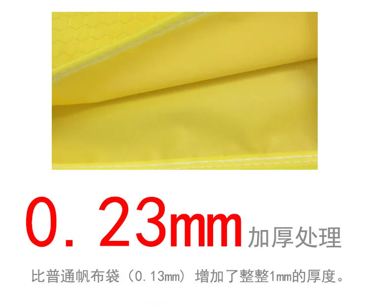 A4 Waterproof Canvas File Folders Football Pattern Thick File Bag Student Teacher Document Bag Business School Supplies