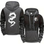 Chinese Dragon Tracksuit Hooded Sweatshirt Sweatpants City Vibe Hoodie 2 Piece Set Autumn Winter Men's Daily Casual Sport Outfit
