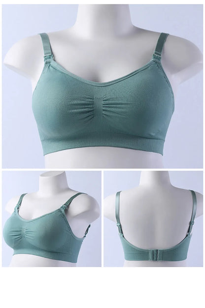 Breathable Maternity Pregnant Bras Comfort Breastfeeding Sleep Bralette Women Wireless Seamless Nursing Underwear