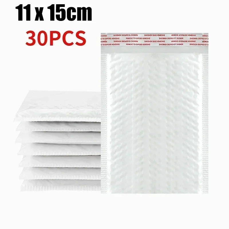 Universal Shipping Bags White Foam Envelope Adhesive Mailing Waterproof Bag Padded Envelopes for Magazine Lined Bubble Mailer