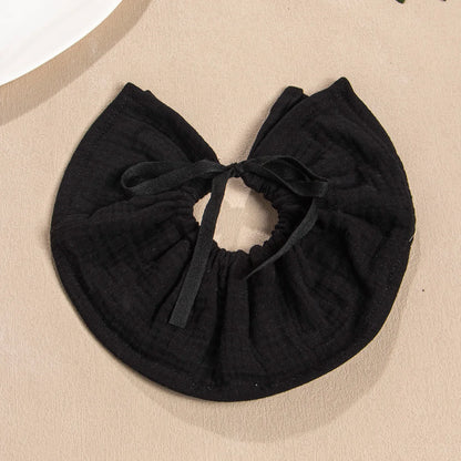 New Cute Drawstring Baby Bibs Newborn Cotton Gauze Saliva Towel Burp Cloths Bandana Scarf for Boy Girl Soft Feeding Drool Bib