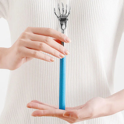Skull Palm Telescopic Back Scratcher Hand Massager backslap with Rubber Handles Fun And Novel Tool For Decompression Hand Stick