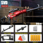 Soft Bullet Sniper Toy Gun Manual Loaded Shell Ejecting Firable Outdoor Battle Gun Model Christmas Gift
