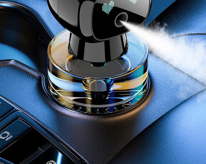 Smart Car Air Freshener AI Rechargeable Car Aroma Diffuser Smart eyes 4 Levels of Adjustable Intelligent Car Diffuser Gift