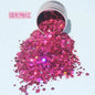 5g/BagGlitter Chameleon Nail Flakes Iridescent Chameleon Nail Powder Holographic Laser Colorful Nail Sequins 120 Colors Mix Size