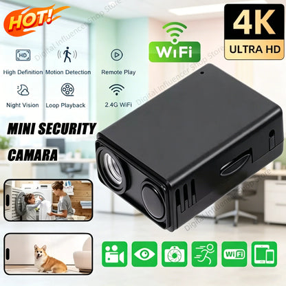 New 4K WiFi Wireless Security Camera Indoor Surveillance Monitor Motion Detection Remote View Home Security Protection Camcorder