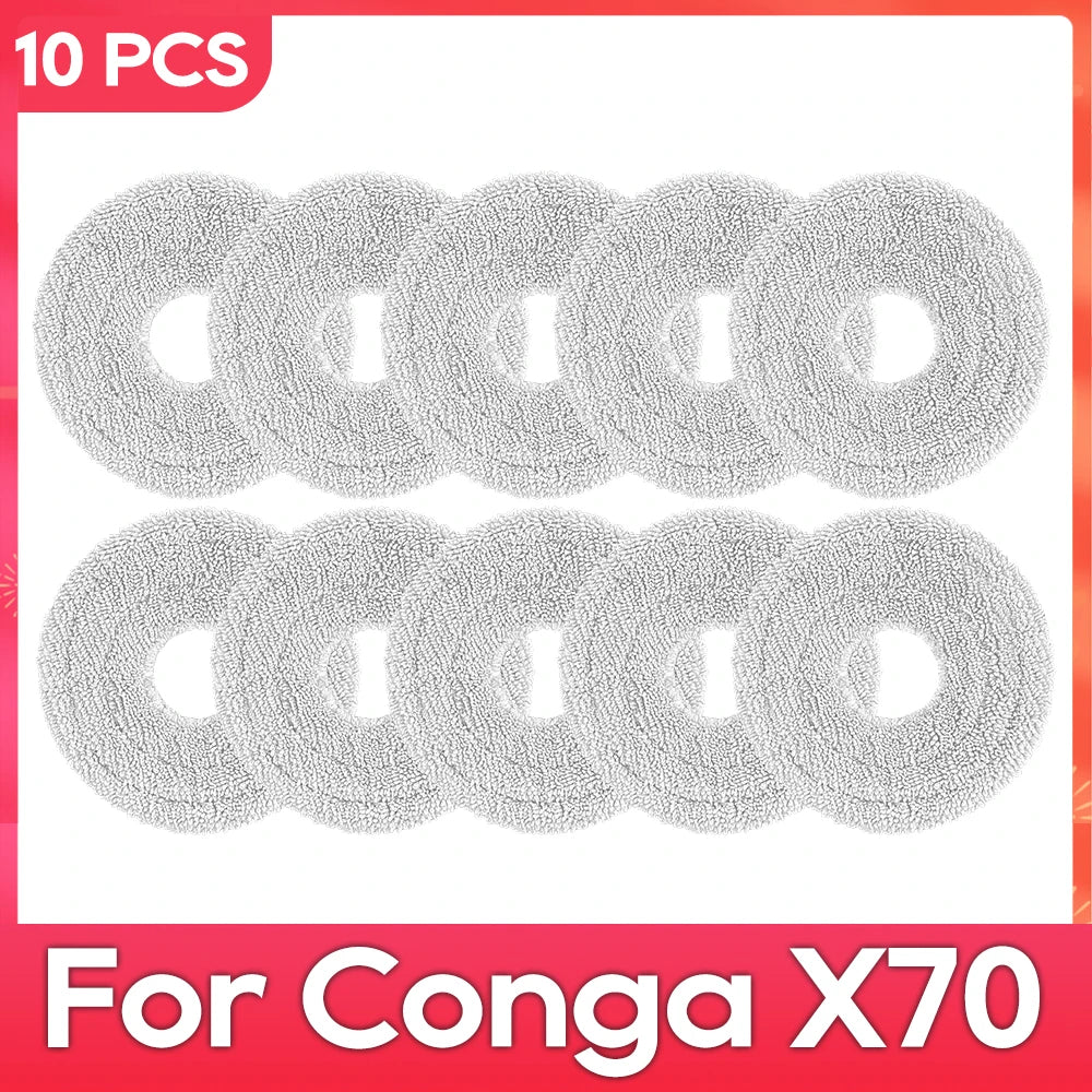 Fit For ( Conga X70 / Deerma X80 ) Replacement Parts Accessories Main Side Brush HEPA Filter Mop Pad Dust Bag