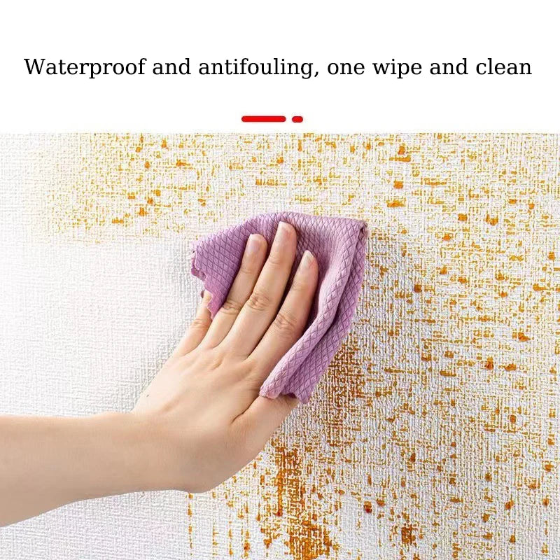 DIY Decoration Mold proof and Waterproof Modern Bedroom Self Adhesive Background Wall Home Wallpaper Cabinet Wallpaper