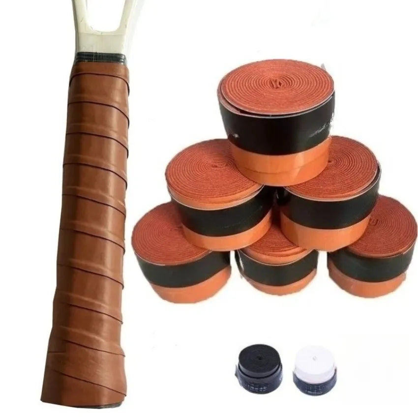 Handle Wrap Grip Padel 2/10 Pcs Brown Thick Tennis Grips Non-slip Perforated Badminton Grips Pickleball Racket Overgrip Bicycle