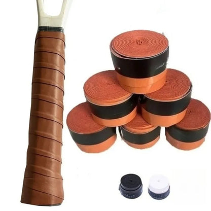 Handle Wrap Grip Padel 2/10 Pcs Brown Thick Tennis Grips Non-slip Perforated Badminton Grips Pickleball Racket Overgrip Bicycle