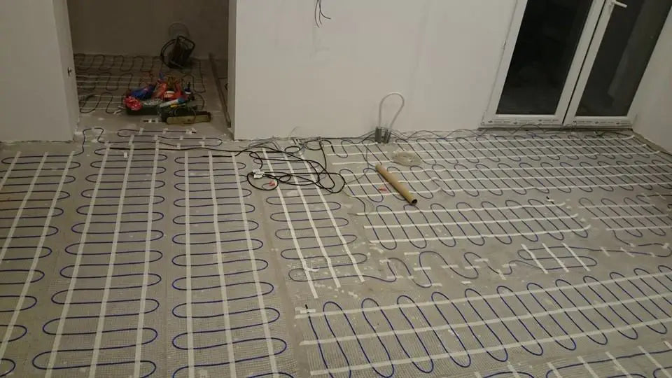 230V 150w/m2 Electric Underfloor Heating Mat Kit Pad System Parts For Bathroom Ceramic Stone Tile Wooden Floor Heated Warming