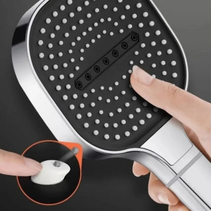 13CM Large Panel Shower 3 Modes Shower Head High Pressure Water Massage Shower Head Set with Cartridge Bathroom Accessories