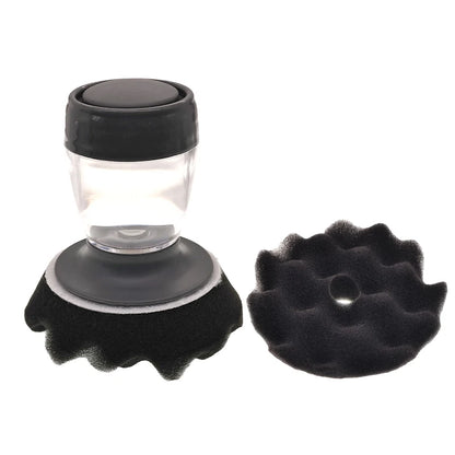 3 Inch Tire Shine Applicator Set Reusable Car & Truck Tire Dressing Applicator 70ML Car Detailing Foam Sponge Pad 1-5 Pcs