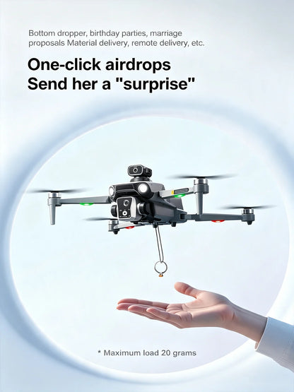 K19 MAX GPS Drone Professional 4K HD Dual Cameras UAV 360° Obstacle Avoidance Brushless Dron With Airdrop Function RC Quadcopter