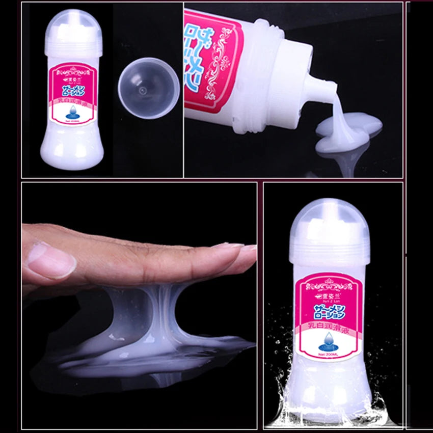 Anal Lubricant Water-based Lubrication Semen Lube For Sex Session 200ML Love Gel for Women Men Lubricants Grease Sex Toy Oil 18