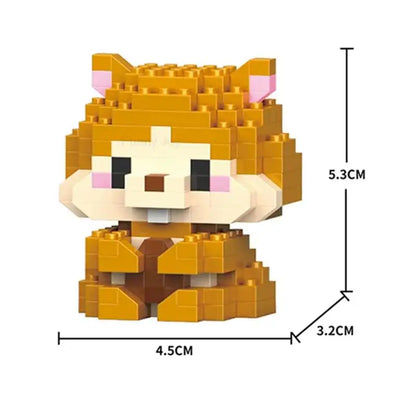 Insect Micro Animals Pet Cats Dog Building Blocks 3D Diamond Model BEE Snail Brick City Construction Toy for Children Kid Gift