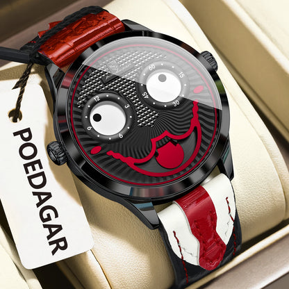 POEDAGAR Top Original Watch For Man Luxury High Quality Waterproof Man Wristwatch Quartz Leather Men's Sports Watches Male Reloj