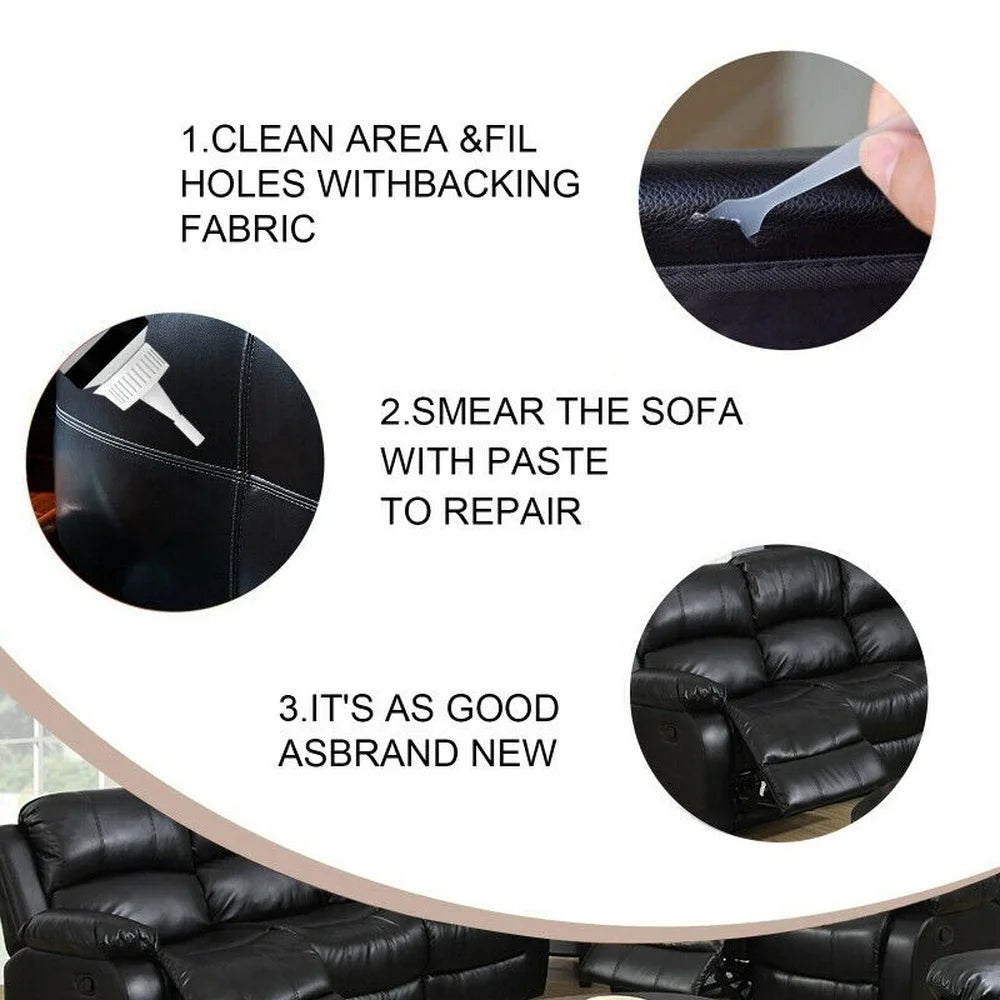 20ml Leather Repair Gel Filler Cream Restore Car Seat Sofa Scratch Scuff Hole
