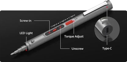 CreationSpace Cordless Electric Screwdriver Set 3 Torque Settings 29/42  in 1 Precision Screwdriver for Phones Watches Repair