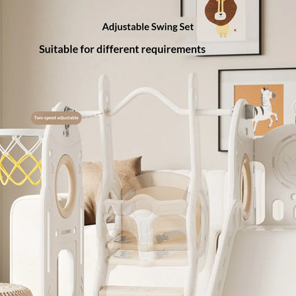 Fun Play Equipment for Children Multifunctional Kids Indoor Slide Swing Set Baby Small Home Amusement Park Playground Toy