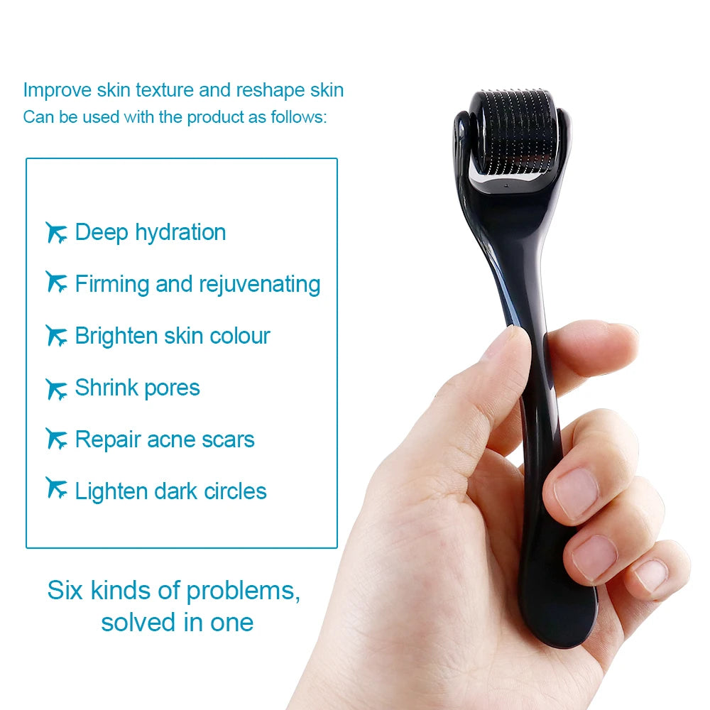 540 Needles Derma Roller for Facial Body Hair Growth Skin Care Microneedling Tool Microneedle Derma Roller Face MicroNeedle Roll