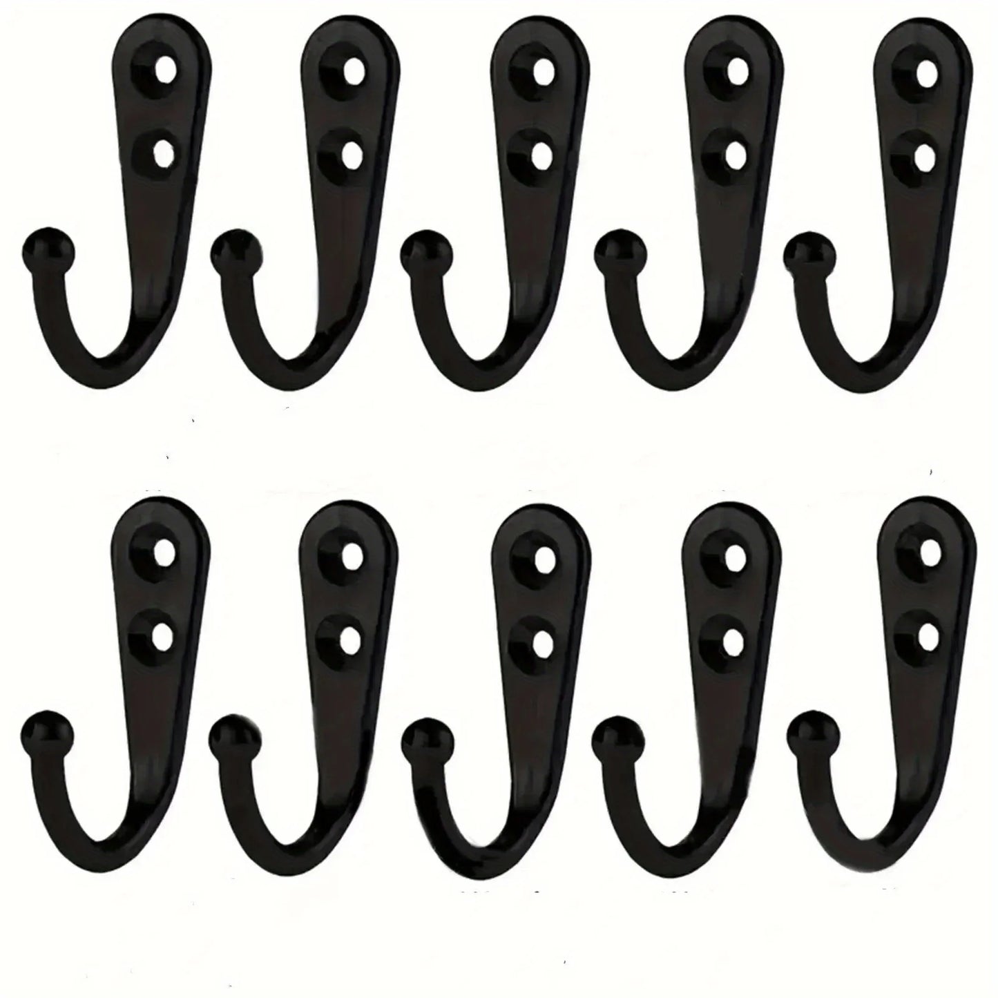 Retro Wall Hooks Hangers Door Wall Mounted Coat with Screws Suction Heavy Load Rack for Kitchen Bathroom Accessories