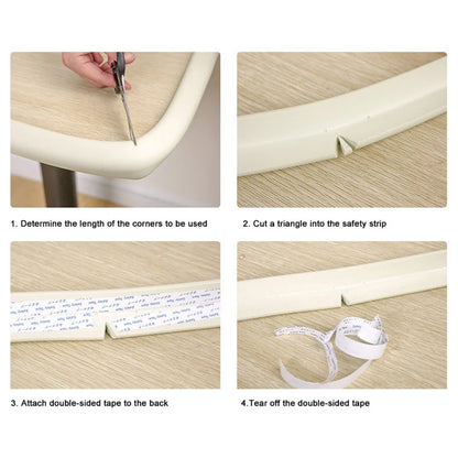 Baby Safety Table Corner Protector Tape Set Home Furniture Protector Table Guards Cover Soft Edge Corners Toddle Infant Care