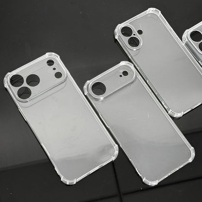 Transparent Phone Case for IPhone 17/17 Air/17 Pro/17 Pro Max Clear Case Scratch Resistant Shockproof Anti Fall Slim TPU Cover