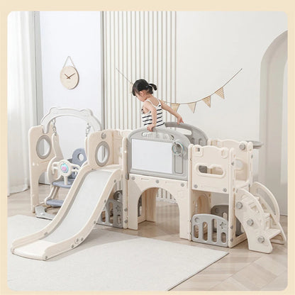 Multi-Function Children's Swing And Slide Set Baby Climbing Activity Toy Home Play Area for Kids