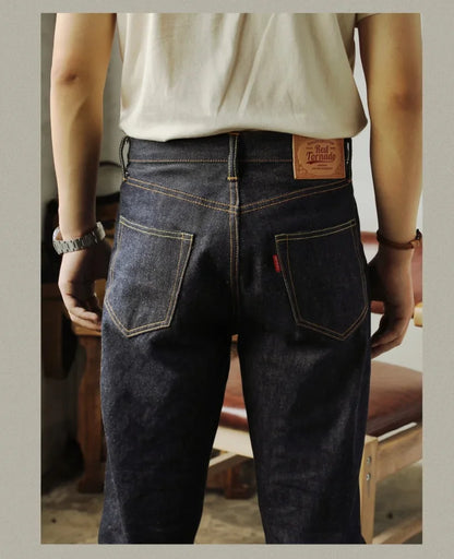 Red Tornado 55501 Relaxed Straight Fit Men's Jeans Raw Selvedge Denim Pants Amekaji