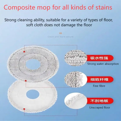 Compatible For Xiaomi Robot Vacuum X20 Pro / D102GL Accessories Main Brush Side Brush Hepa Filter Mop Cloth Dust Bag Replacement