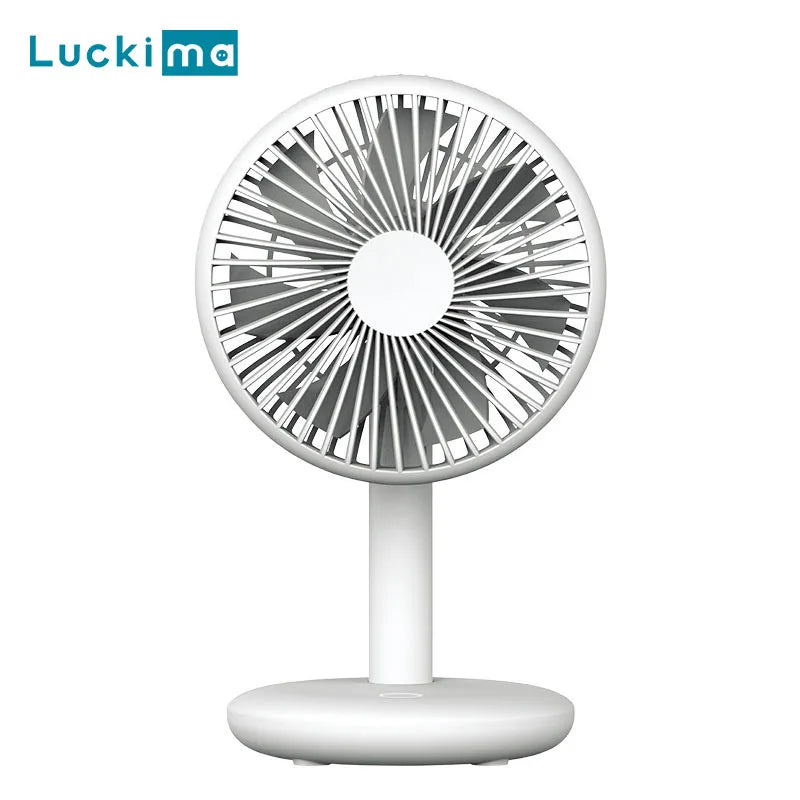 Mini USB Desktop Fan Rechargeable Air Cooling Fan 4 Speeds for Office Home Bedroom Portable Table Fans Adjustable Angle