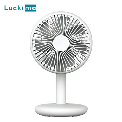 Mini USB Desktop Fan Rechargeable Air Cooling Fan 4 Speeds for Office Home Bedroom Portable Table Fans Adjustable Angle