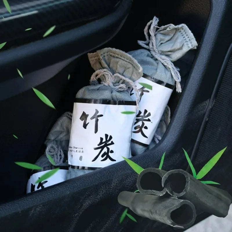 Bamboo Charcoal Air Purifying Bags for Refrigerators Wardrobes Shoe Cabinets Car Air Freshener Purifier Activated Carbon Bag