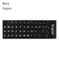 Non-slip Arabic Deutsch Spanish Keyboard Stickers Russian Letter Alphabet Layout English Wear-resistant Keyboard Covers