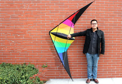 Outdoor Fun Sports 2.2m Power Dual Line Stunt Kite  With Handle And String Good  Flying