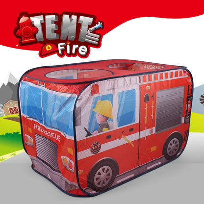Fun Foldable Play Tent for Kids - Easy to Pop Up, No Assembly Required, Car Design, Durable Polyester and Steel Frame, Playhouse for Boys and Girls, Holiday Gift, Beach Toy