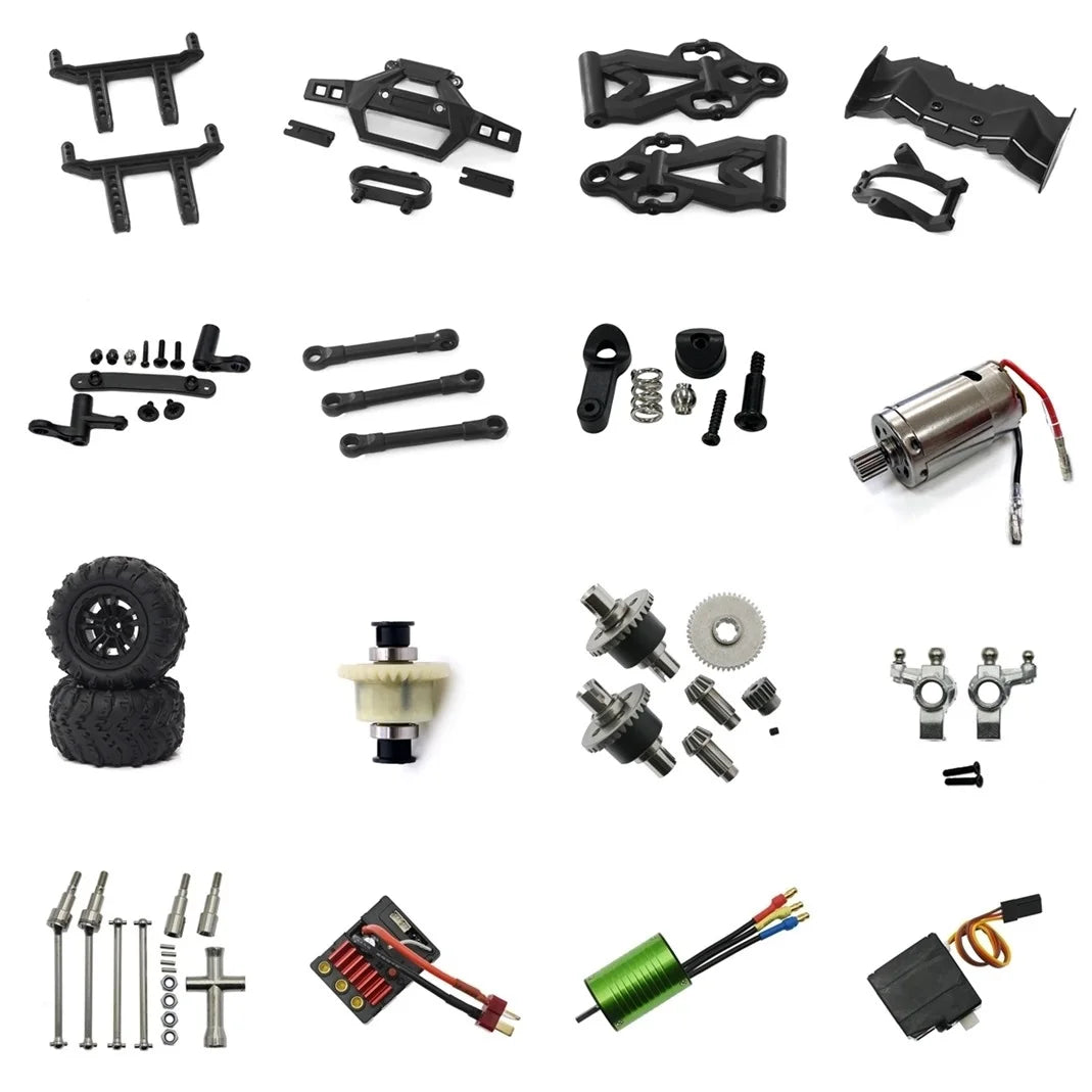 SG116PRO SG116MAX RC Car Metal Upgrade Parts Original Accessories Brushless Motor Gear Drive Shaft Differential Shock Absorber