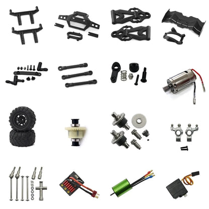 SG116PRO SG116MAX RC Car Metal Upgrade Parts Original Accessories Brushless Motor Gear Drive Shaft Differential Shock Absorber