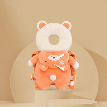 AIBEDILA Toddler Baby Head Protector Newborn Headrest Security Pillows Backpack Cartoon Kids Safe Learn to Walk Support Cushion