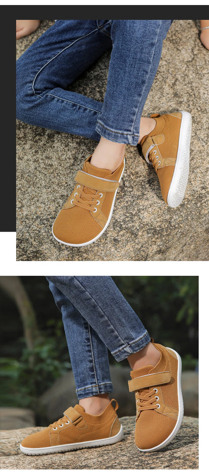 Kids wide foot barefoot shoes boys and girls minimalist kids sneakers natural opening shoes toddler small big kids walking shoes