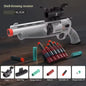 Revolver Toy Guns Shell Throwing Soft Bullet Launcher Outdoor CS Shotgun Shooting Game Model Toy for Children Kids Christmas