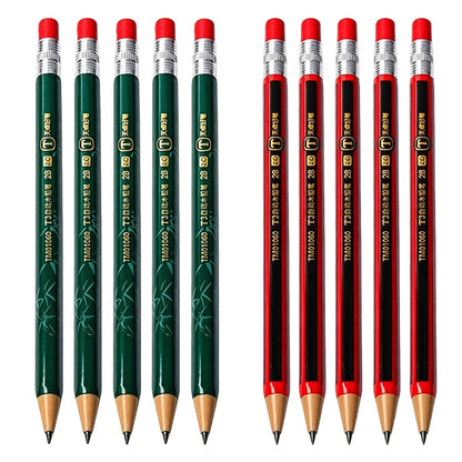 1-42Pcs Mechanical Pencils Set 2B 2.0mm Automatic Student Pencils with Sharpener Color Pencil Leads School Pens Cute Stationery