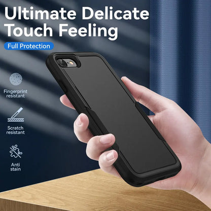 For iPhone SE 3 2022 Case Shockproof Hybrid Case Dual Layer Design Hard Cover For iPhone SE 2 2020/iPhone 6/6S/7/8 Plus Cases