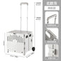 Pet outdoor pet travel trolley cat dog trolley folding shopping cart supermarket household