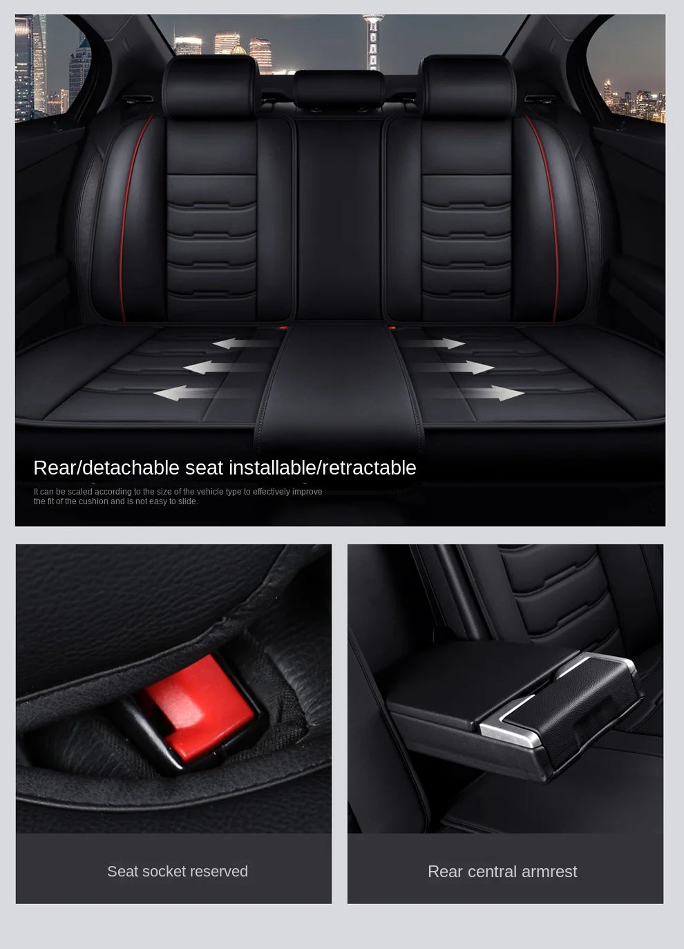Universal Car Seat Cover for PEUGEOT All Car Models 206 307SW 308 407 408 508sw 208 2008 3008 4008 5008 Accessories Interior