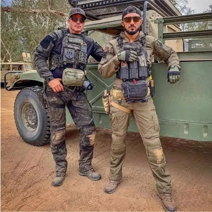 Tactical Frog Suit Men Airsoft Clothes Hunting Paintball Military Sets Assault Shirts Special Forces Outdoor Uniform Pants