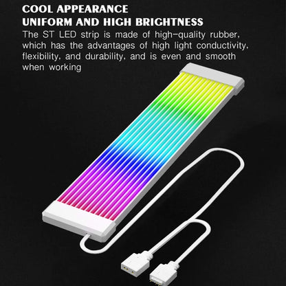 5V 3Pin ARGB Sync PC Cable 8/24PIN Motherboard Power Extension Cable Flexible LED Strip Light DIY Kit Video Card 8Pin 6PIN Cable