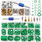 Car A/C Repair Kit R12 R134a Refrigeration Tire Valve Stem Cores,Car Air Conditioning Compressor Seals O-Ring