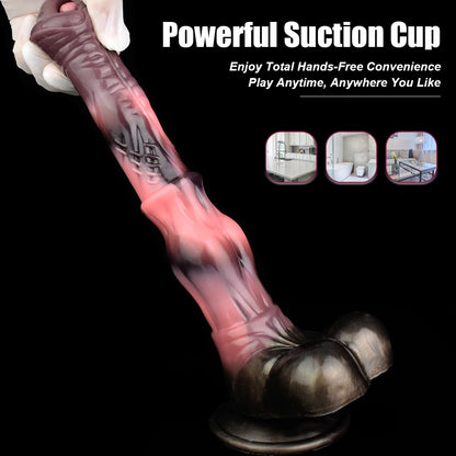 NSFU 3 Styles Fantasy Dildo Flirting Sex Toy Anal Plug Soft Animal Horse Penis 18+ Adult Sexy Toys For Women Men Masturbator